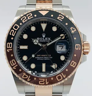 ロレックス GMTマスターⅡ 126711CHNR エバーローズゴールド 茶黒ベゼル 40mm